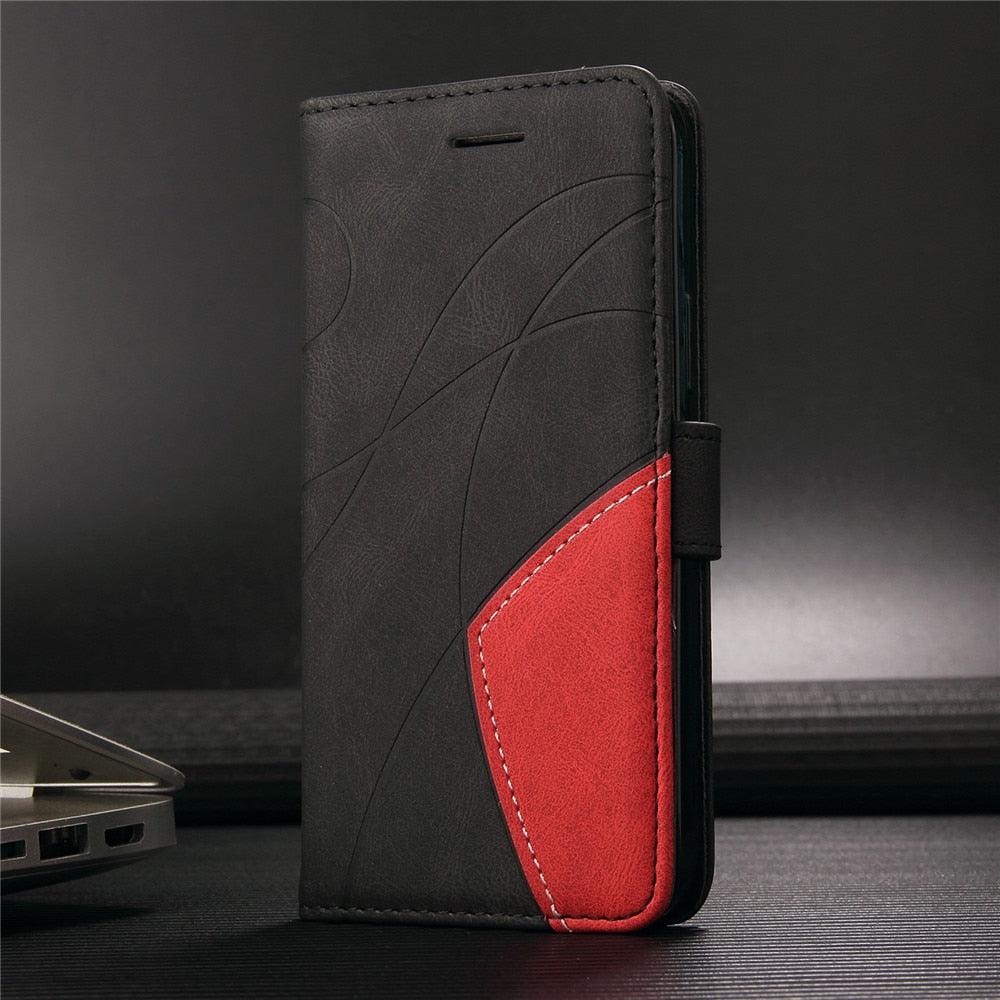 Blue PU Leather Wallet Flip Phone Case Cover For iPhone 13 Pro Max Case Leather Flip Cover iPhone 13 Pro Phone Case For iPhone 12 Mini 14 11 8 7 6 6s Plus 5 5s Case
