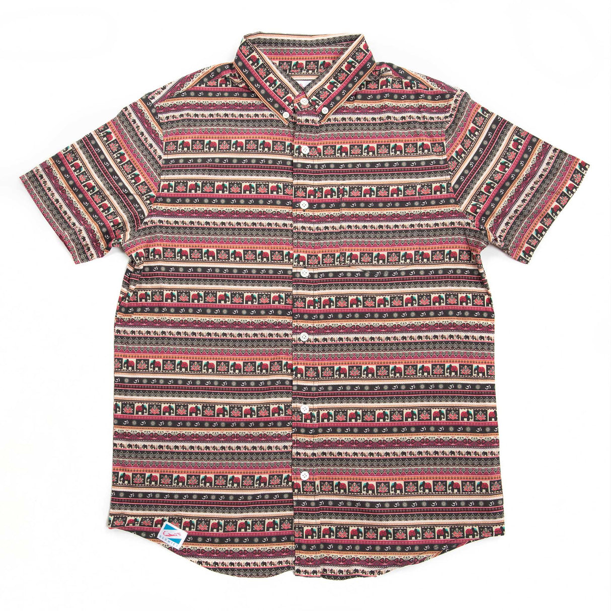 Boho Elephants - Rayon Stretch Shirt by Bermies