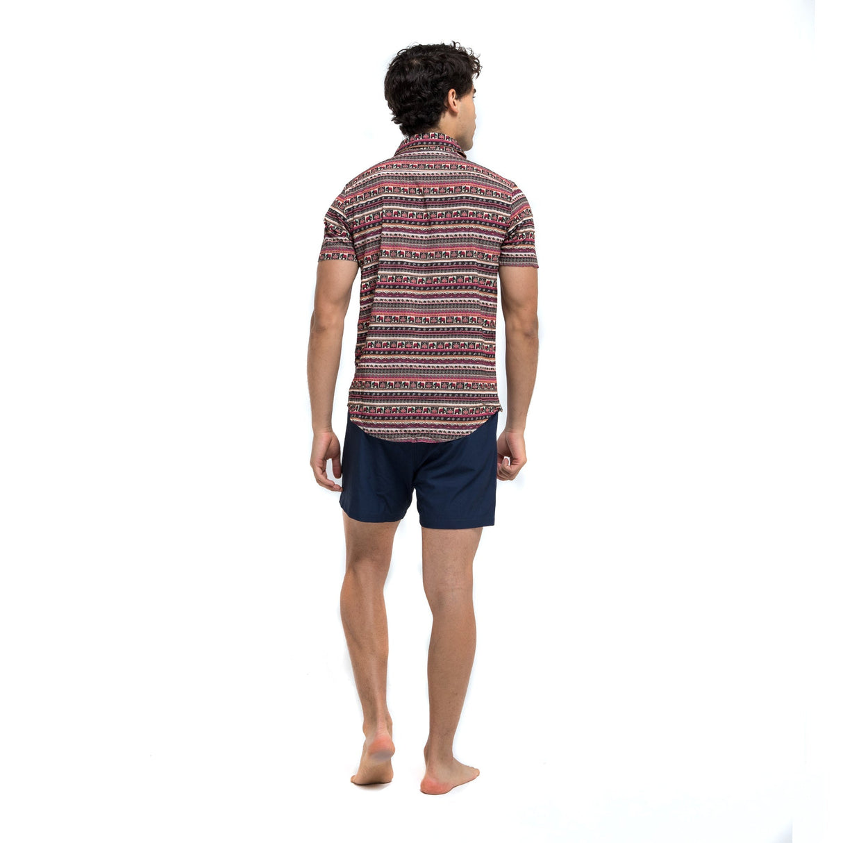 Boho Elephants - Rayon Stretch Shirt by Bermies