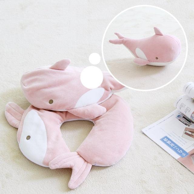 Bubble Kiss Soft Pillow Penguin U-Shaped Sleep Protection Neck Pillow Home Office Nap Body Pillows Travel Car Adult Cute Pillows U-Shaped Neck Pillow Throw Pillow Neck Supporter Foam particle Headrest Office Nap Desktop Pad Headrest