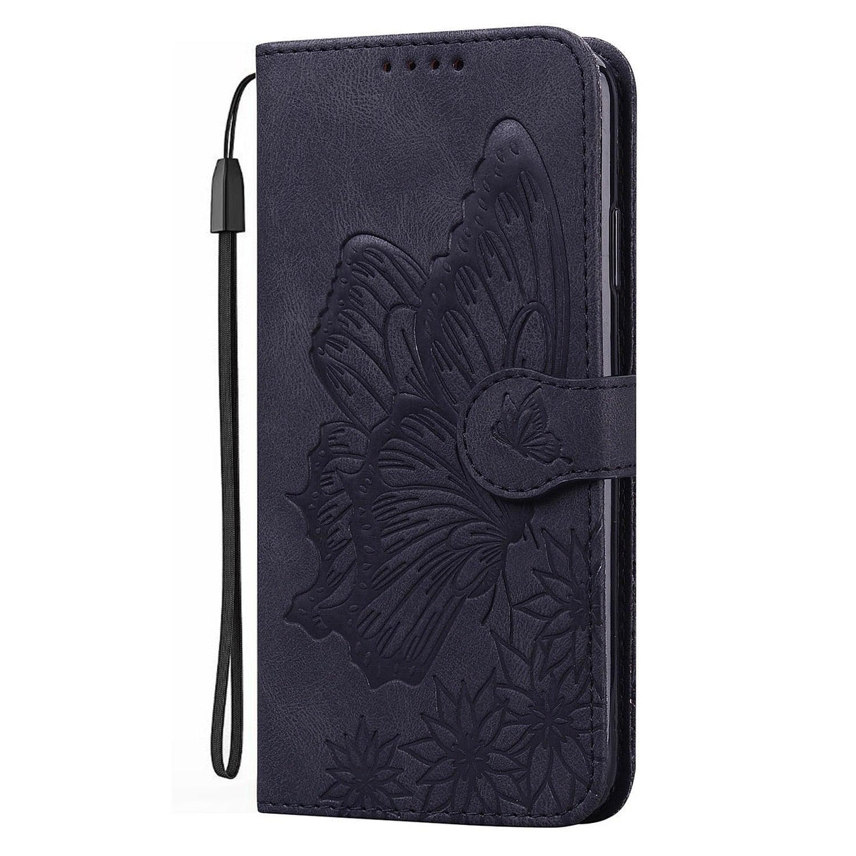 Butterfly Leather Flip Cover For iPhone 14 X XS XR 13 12 11 Pro Max 12 MINI Phone Wallet Case PU Leather Wallet Case Butterfly Flower Pattern Design Magnetic Flip Case Shockproof Protective Cover