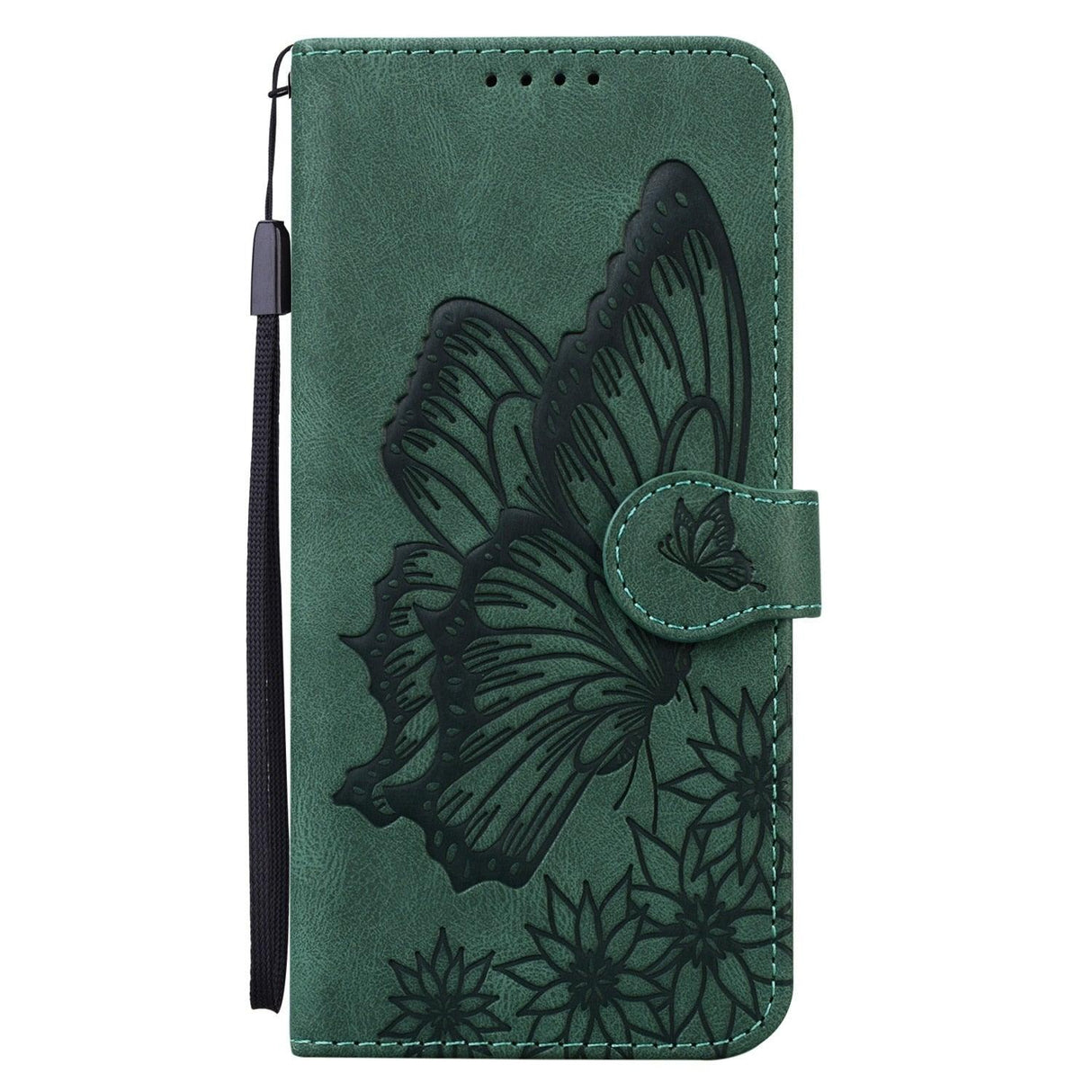 Butterfly Leather Flip Cover For iPhone 14 X XS XR 13 12 11 Pro Max 12 MINI Phone Wallet Case PU Leather Wallet Case Butterfly Flower Pattern Design Magnetic Flip Case Shockproof Protective Cover