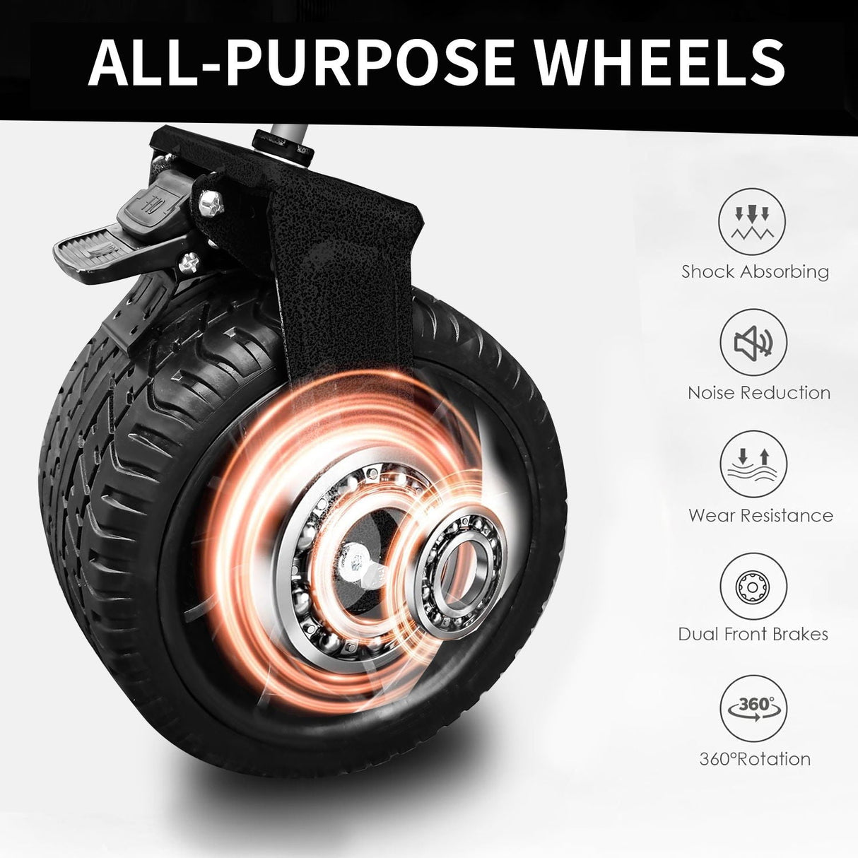 Aluminum Alloy Folding Wagon, Heavy Duty Utility Beach Wagon Cart For Sand With Big Wheels, Adjustable Handle & Drink Holders For Shopping, Camping, Garden And Outdoor by Couch.com