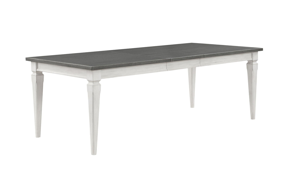 Katia - Dining Table With Leaf - Gray / White by Couch.com