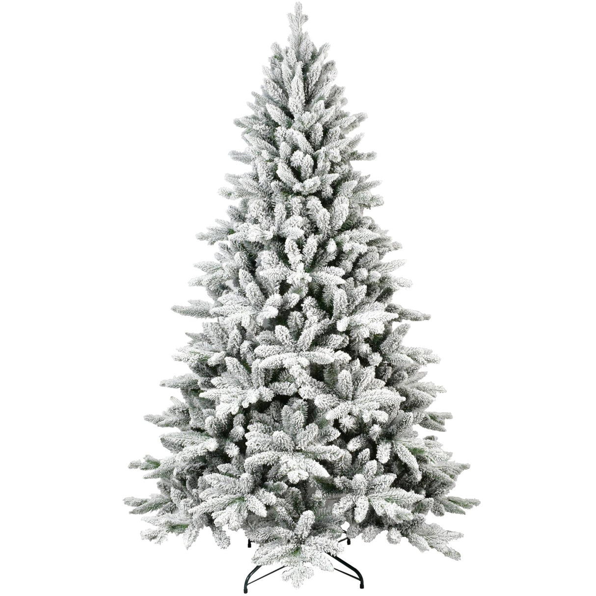 7ft Flocked Christmas Tree with 1514 Tips