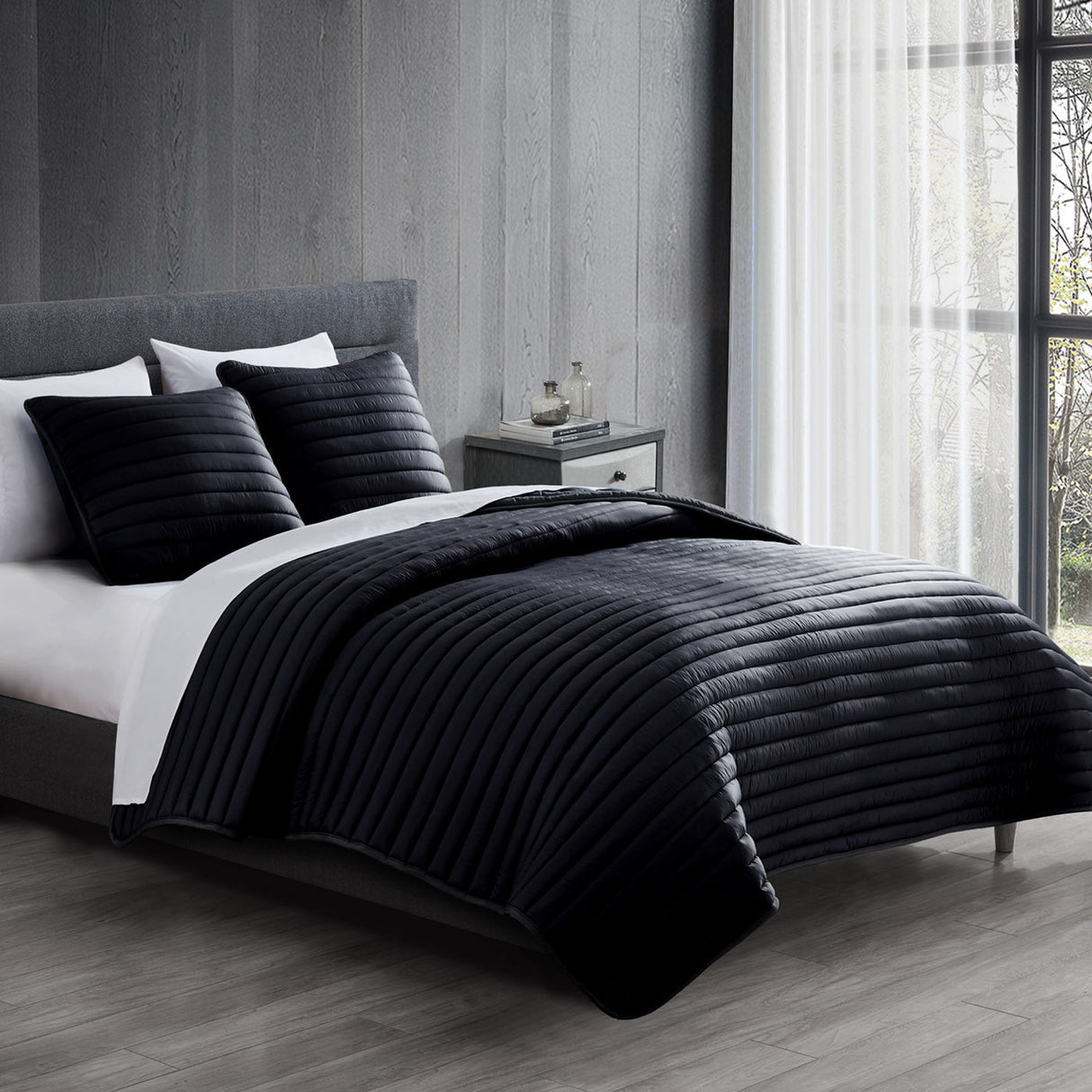 Excursion Twin Puffer-Quilt Comforter Set