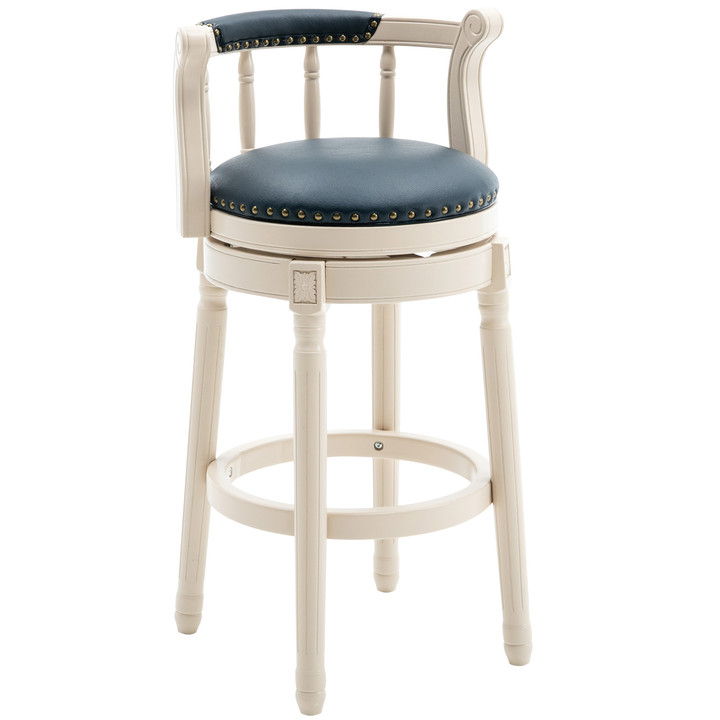 Leather Wooden Bar Stool by Couch.com