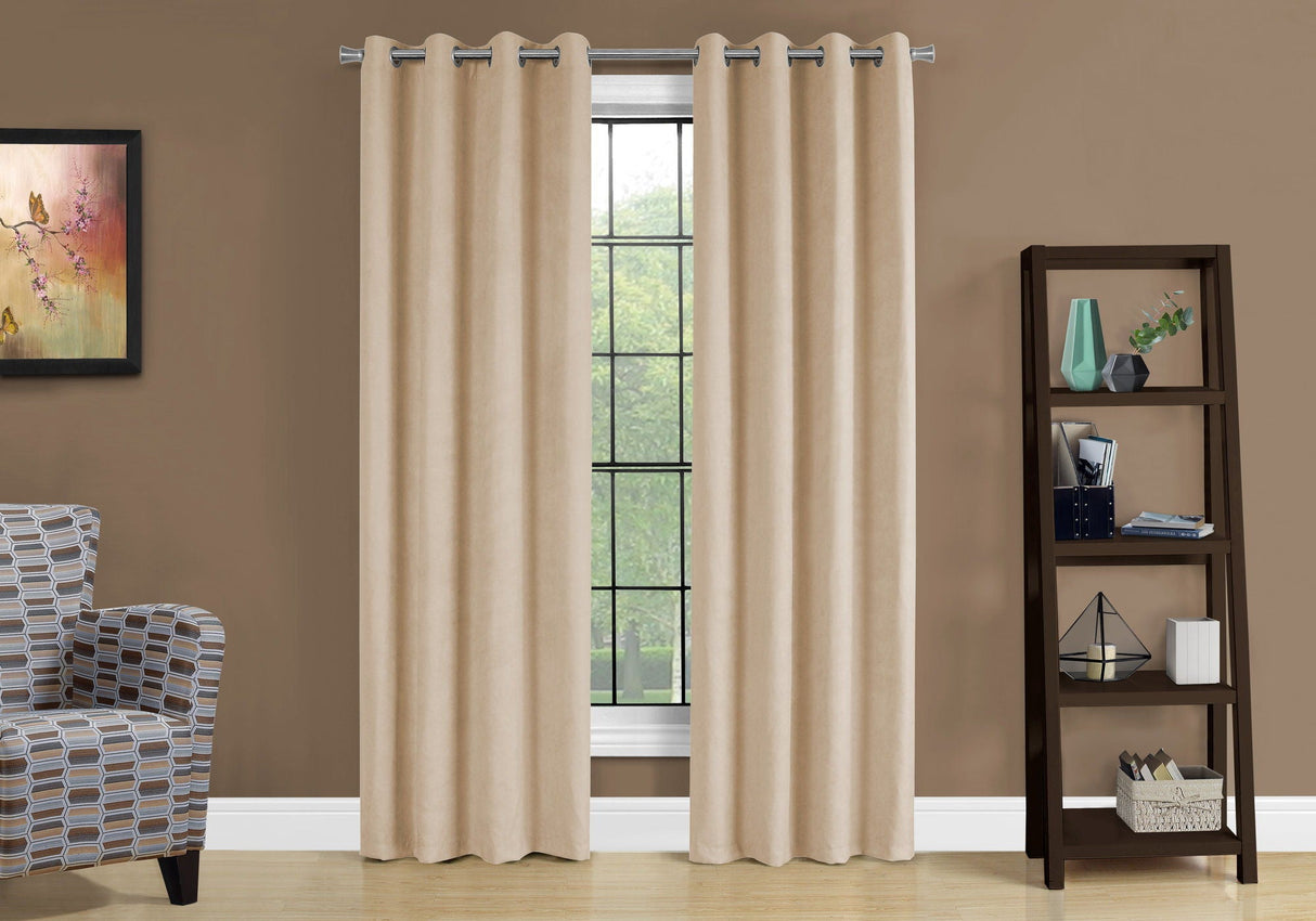2 Pieces Set, Curtain Panel, Room Darkening, Grommet by Couch.com