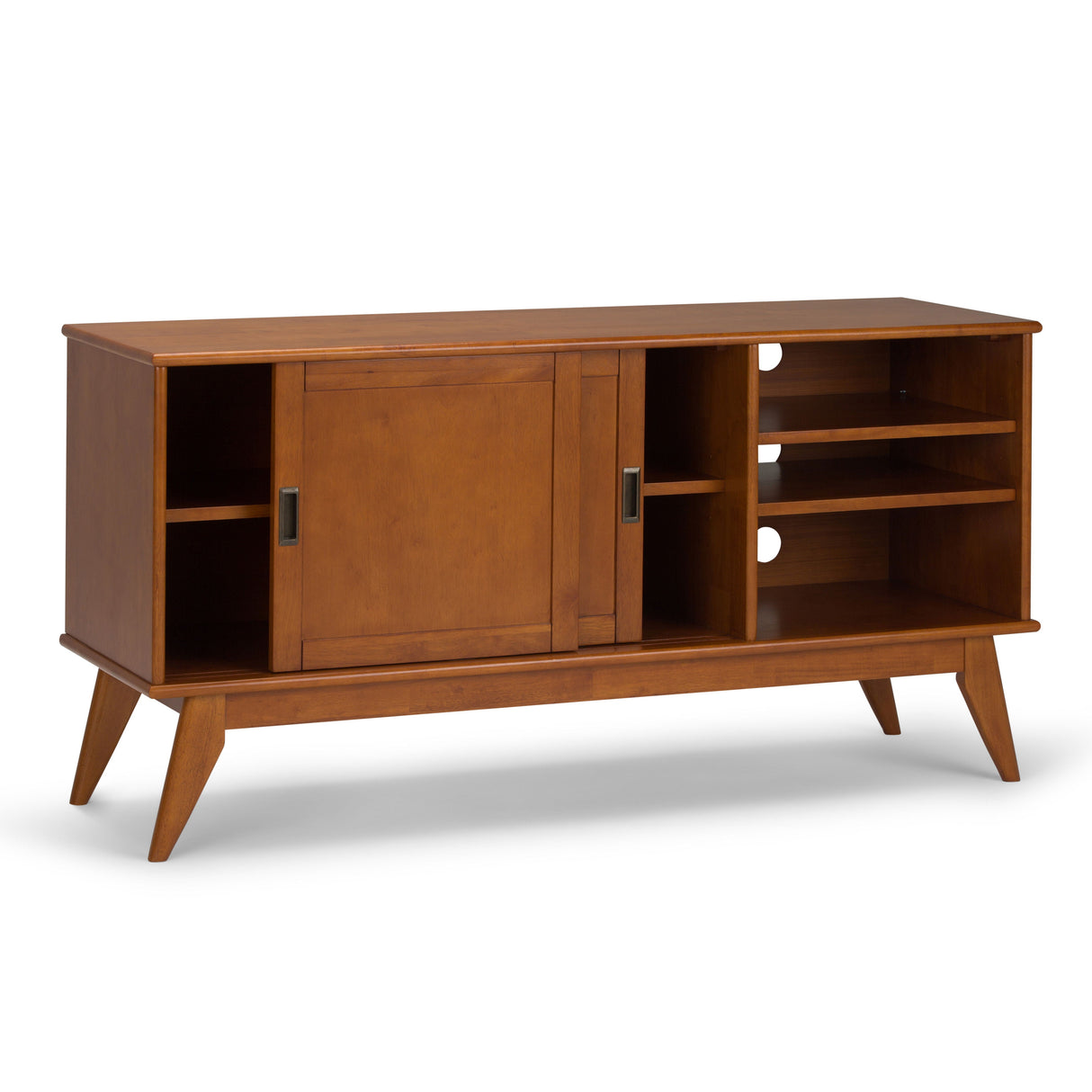 Draper - Handcrafted Mid Century Low TV Media Stand by Couch.com