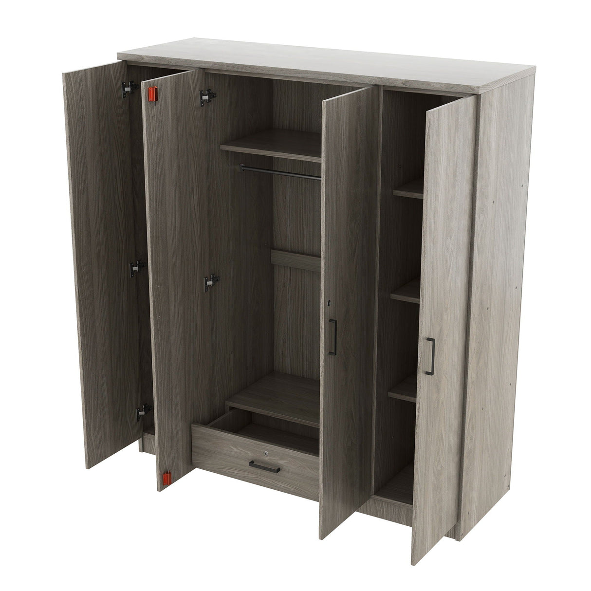 4 Door Wardrobe With 1 Drawer by Couch.com