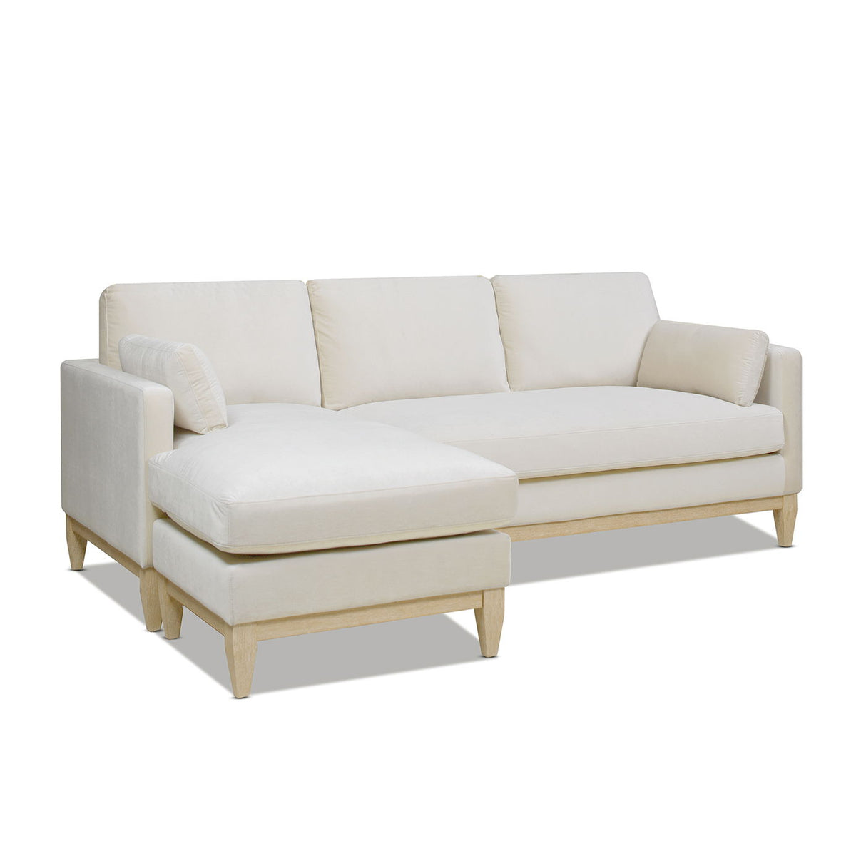 Knox - Modern Farmhouse Reversible Chaise Sectional Sofa by Couch.com