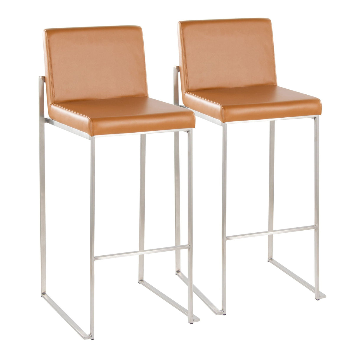 Fuji - Contemporary And Modern Elegance High Back Barstool by Couch.com