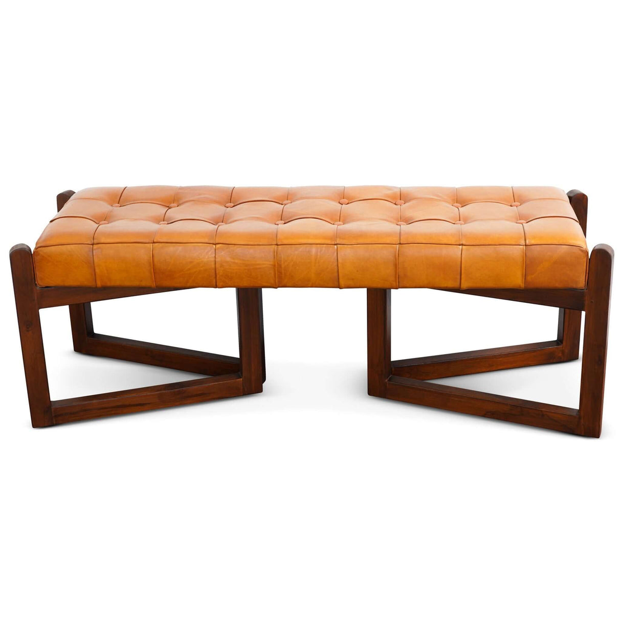 Riley - Bench - Brown / Rustic / Tan by Couch.com