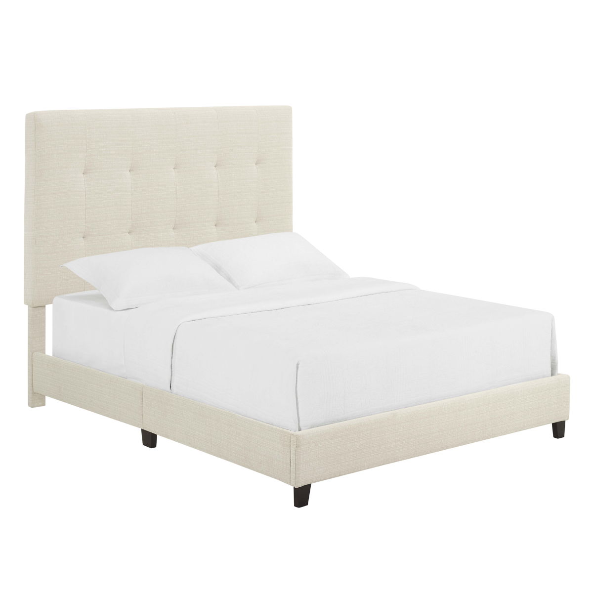 Tufted Upholstered Platform Bed by Couch.com