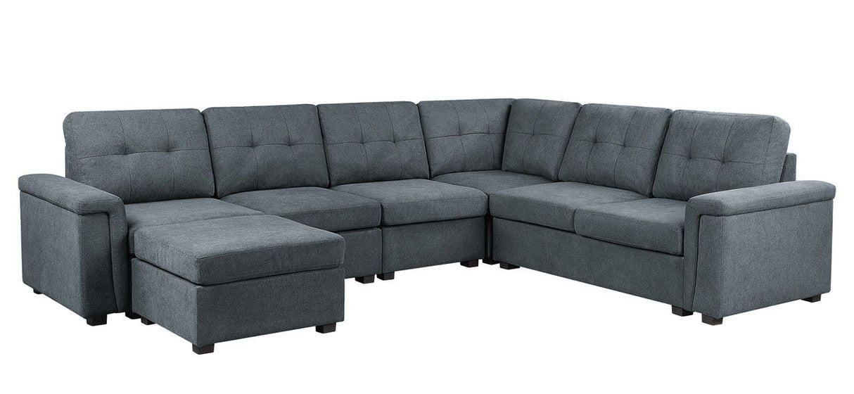 Isla - Fabric Sectional Sofa With Ottoman by Couch.com