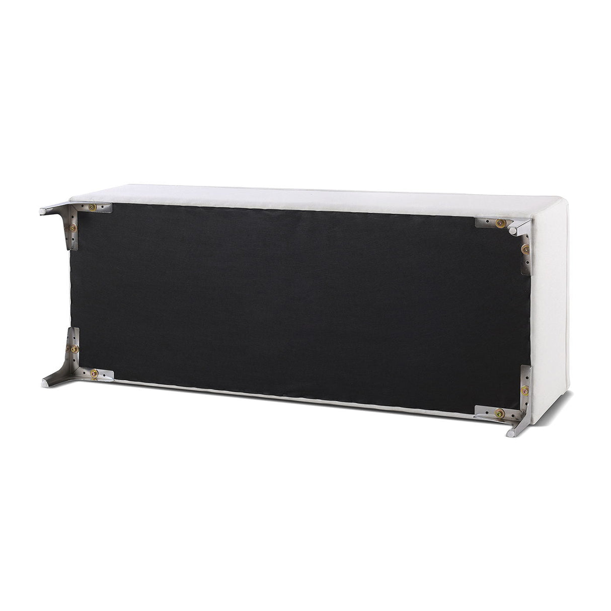 Madelyn - Modern Storage Bench - Bright White Dye by Couch.com