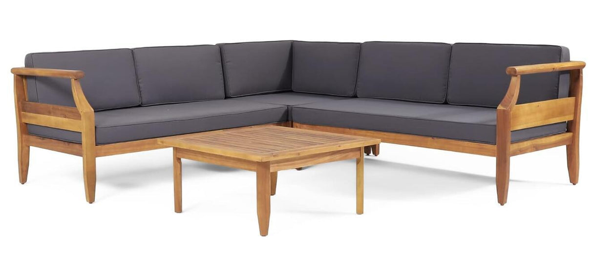 Aston - 4 Piece Sofa Set - Dark Gray by Couch.com