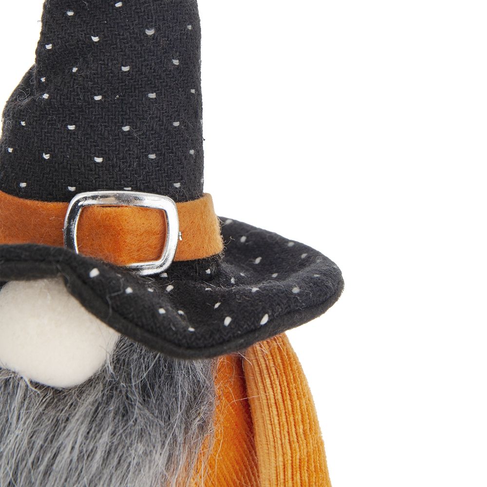 Standing Gnome With Gnome & Holding Banner, For Halloween Decor by Couch.com