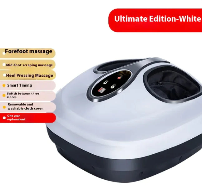 Automatic Shiatsu Foot Massager with Acupoint Kneading & Airbag – Home Electric Heat & Air Pressure Massage Machine
