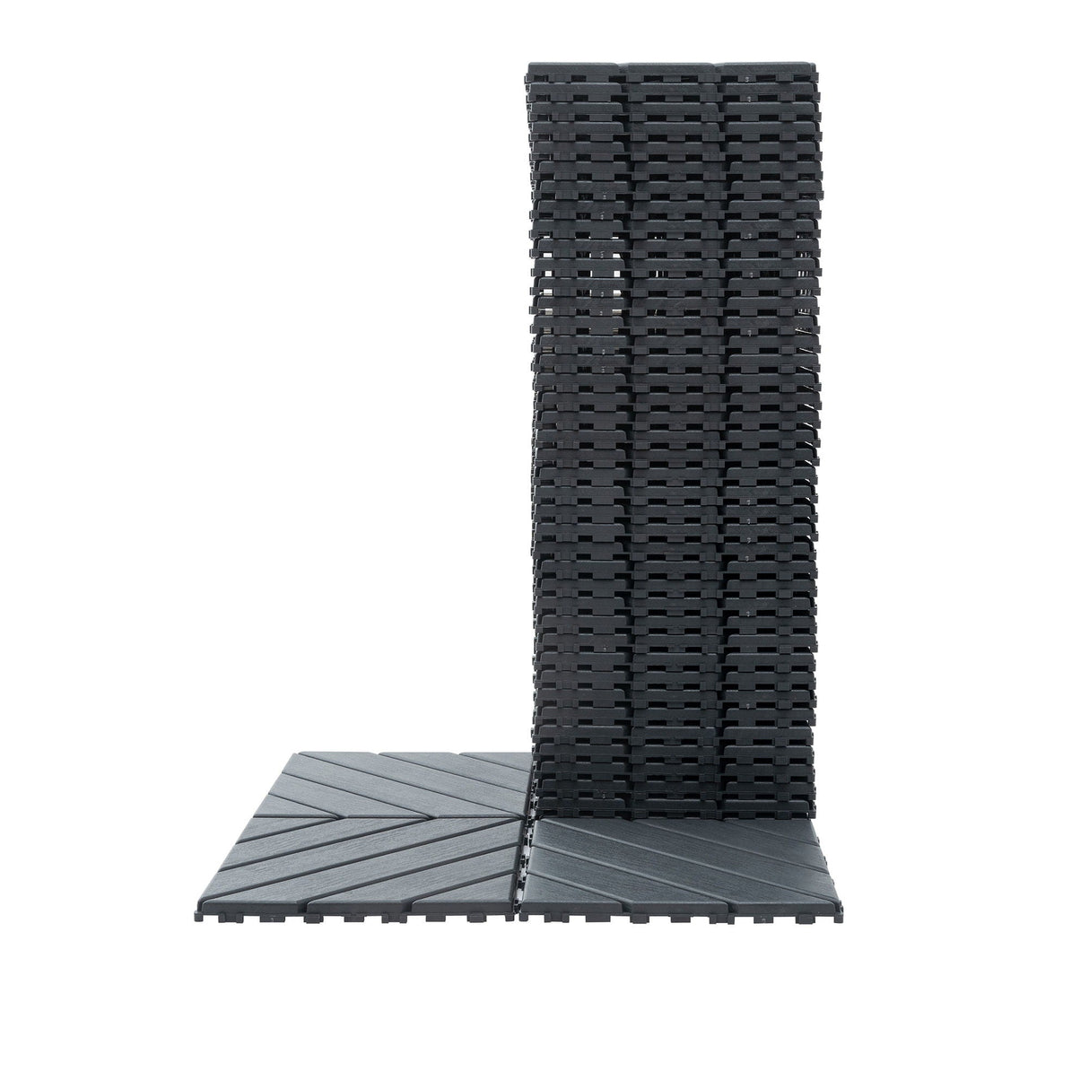 Durable Plastic Interlocking Deck Tiles, Waterproof Outdoor And Indoor Use by Couch.com