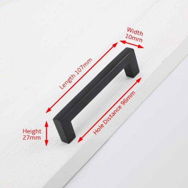 Cabinet Handles Kitchen Door Handles Drawer Knobs Aluminum Alloy Wardrobe Door Handles Brushed Modern Style Hardware Stainless Steel Kitchen Cabinet Pulls For Kitchen Cabinet Drawer Door Cupboard Decorative Modern Hardware For Cabinet