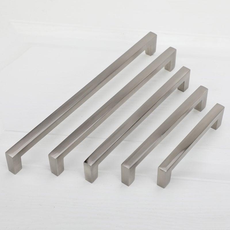 Cabinet Handles Kitchen Door Handles Drawer Knobs Aluminum Alloy Wardrobe Door Handles Brushed Modern Style Hardware Stainless Steel Kitchen Cabinet Pulls For Kitchen Cabinet Drawer Door Cupboard Decorative Modern Hardware For Cabinet