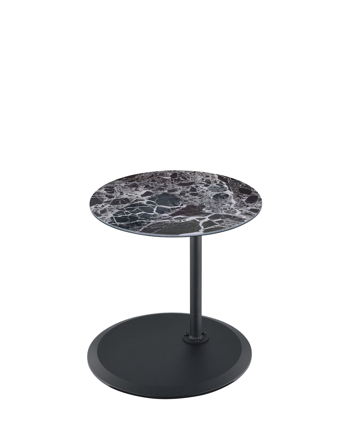 Orbit - 15.5" End Table With Height Adjustable Marble Textured Top by Couch.com