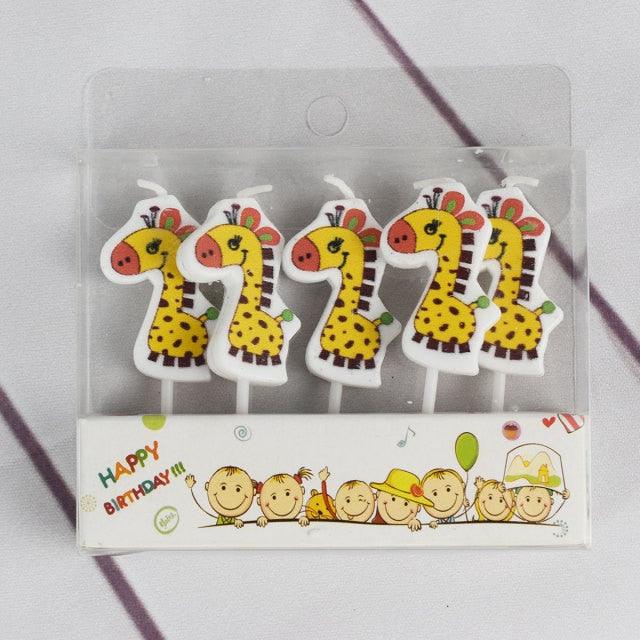 Cake Topper Bear Candles Cartoon Smiley Face Birthday Insert Creative Party Cake Handmade Smiley Daisy Flower Cake Toppers For Birthday Party