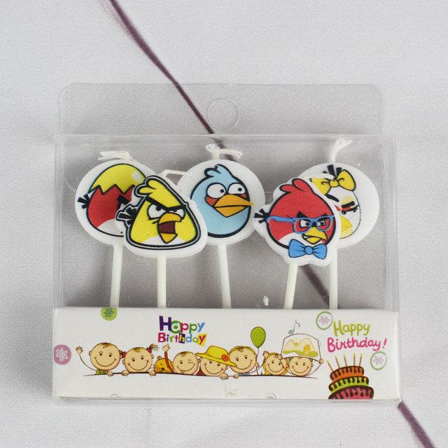 Cake Topper Bear Candles Cartoon Smiley Face Birthday Insert Creative Party Cake Handmade Smiley Daisy Flower Cake Toppers For Birthday Party