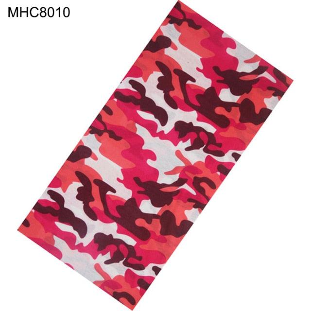 Camouflage Neck Gaiter Hunting Scarves Ice Silk Bandana Tubular Buff Half Mask Tactical Sport Headband Balaclava Balaclava Seamless Magic Head Scarf Breathable Bandana Turban Outdoor Hiking Quick-Dry Sweat Absorbing Scarves Multifunction Beanie Hat