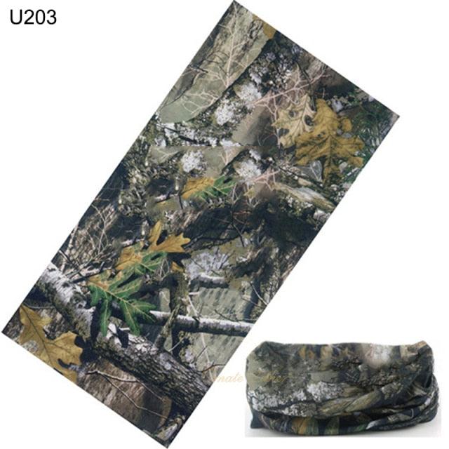 Camouflage Neck Gaiter Hunting Scarves Ice Silk Bandana Tubular Buff Half Mask Tactical Sport Headband Balaclava Balaclava Seamless Magic Head Scarf Breathable Bandana Turban Outdoor Hiking Quick-Dry Sweat Absorbing Scarves Multifunction Beanie Hat