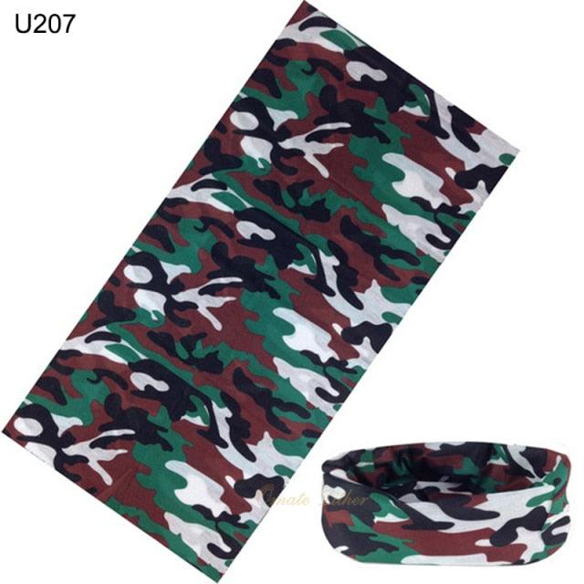 Camouflage Neck Gaiter Hunting Scarves Ice Silk Bandana Tubular Buff Half Mask Tactical Sport Headband Balaclava Balaclava Seamless Magic Head Scarf Breathable Bandana Turban Outdoor Hiking Quick-Dry Sweat Absorbing Scarves Multifunction Beanie Hat