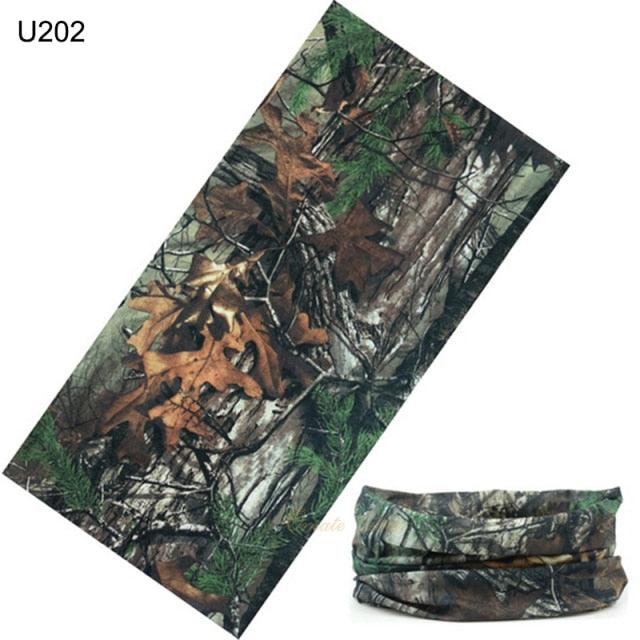 Camouflage Neck Gaiter Hunting Scarves Ice Silk Bandana Tubular Buff Half Mask Tactical Sport Headband Balaclava Balaclava Seamless Magic Head Scarf Breathable Bandana Turban Outdoor Hiking Quick-Dry Sweat Absorbing Scarves Multifunction Beanie Hat