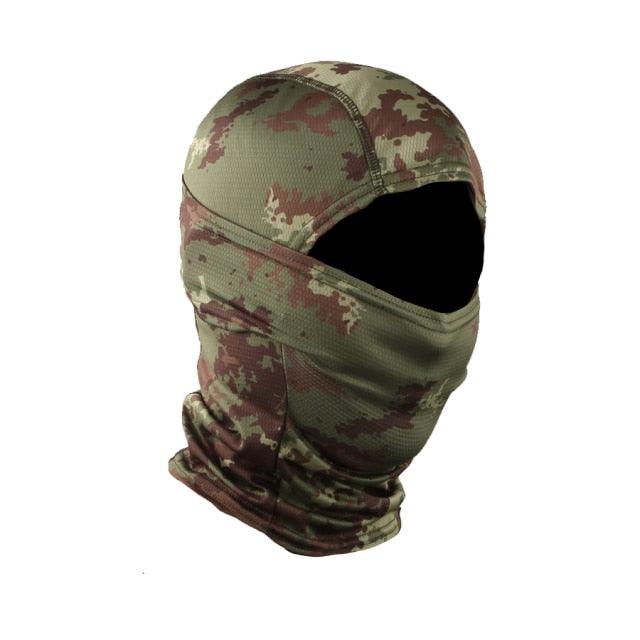 Camouflage Tiger Digital Balaclava Tactical Airsoft Full Face Wargame Cycling Hunting Army Bike Military Mask Face Mask Fleece Bandana Sports Skiing Scarf Warmer Neck Gaiter Cover Bike Hiking Cycling Hunting Snowboard Summer Men Women