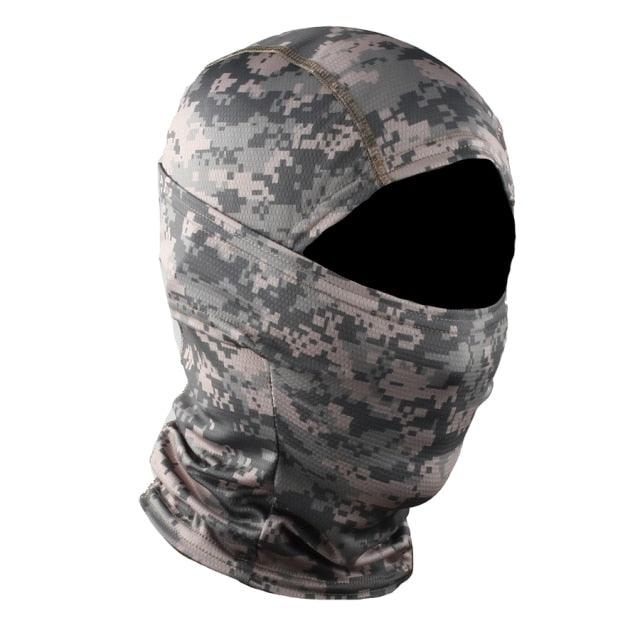 Camouflage Tiger Digital Balaclava Tactical Airsoft Full Face Wargame Cycling Hunting Army Bike Military Mask Face Mask Fleece Bandana Sports Skiing Scarf Warmer Neck Gaiter Cover Bike Hiking Cycling Hunting Snowboard Summer Men Women