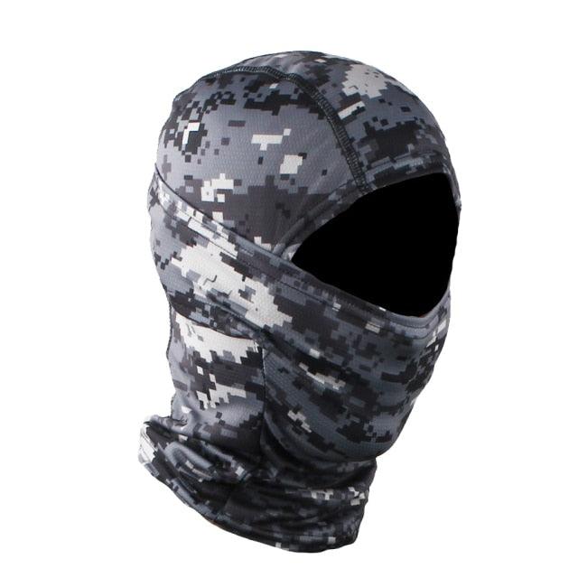 Camouflage Tiger Digital Balaclava Tactical Airsoft Full Face Wargame Cycling Hunting Army Bike Military Mask Face Mask Fleece Bandana Sports Skiing Scarf Warmer Neck Gaiter Cover Bike Hiking Cycling Hunting Snowboard Summer Men Women