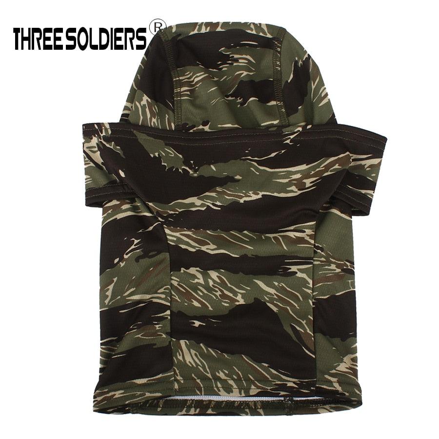 Camouflage Tiger Digital Balaclava Tactical Airsoft Full Face Wargame Cycling Hunting Army Bike Military Mask Face Mask Fleece Bandana Sports Skiing Scarf Warmer Neck Gaiter Cover Bike Hiking Cycling Hunting Snowboard Summer Men Women