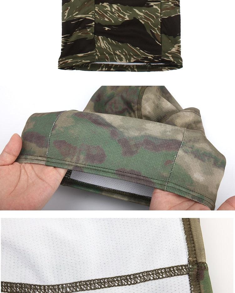 Camouflage Tiger Digital Balaclava Tactical Airsoft Full Face Wargame Cycling Hunting Army Bike Military Mask Face Mask Fleece Bandana Sports Skiing Scarf Warmer Neck Gaiter Cover Bike Hiking Cycling Hunting Snowboard Summer Men Women