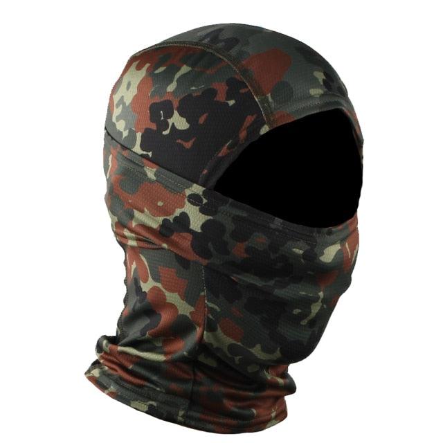 Camouflage Tiger Digital Balaclava Tactical Airsoft Full Face Wargame Cycling Hunting Army Bike Military Mask Face Mask Fleece Bandana Sports Skiing Scarf Warmer Neck Gaiter Cover Bike Hiking Cycling Hunting Snowboard Summer Men Women