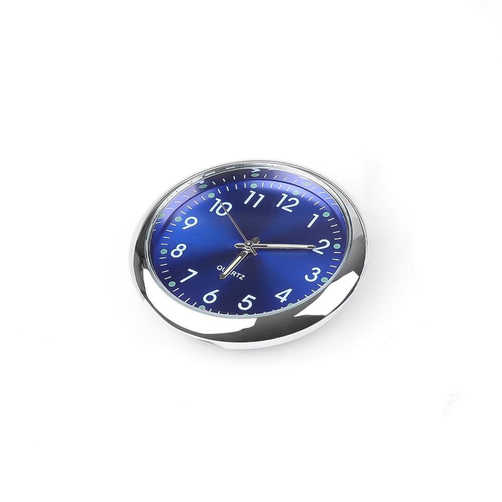 Car Clock Luminous Mini Automobiles Internal Stick-On Digital Watch Stick on Dashboard Car Clock Mini Tiny Small Luminous Car Vent Clocks Watch for Dashboard Boat Bike Home Mechanics Quartz Clocks Auto Ornament Car Accessories Gifts