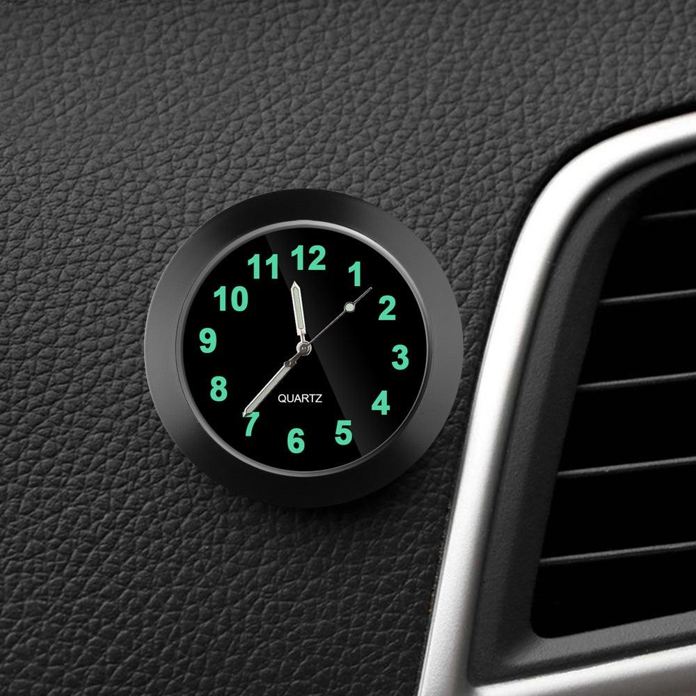 Car Clock Ornament Auto Watch Decoration Automobiles Car Dashboard Clock Cars Air Vent Clip Quartz Clocks Mini Luminous Quartz Analog Watch Universal Pocket Stick-On Clock Perfect Interior Dashboard Time Display Digital Pointer Clock In Car Accessories