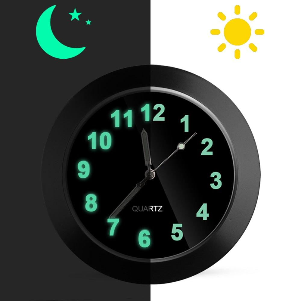 Car Clock Ornament Auto Watch Decoration Automobiles Car Dashboard Clock Cars Air Vent Clip Quartz Clocks Mini Luminous Quartz Analog Watch Universal Pocket Stick-On Clock Perfect Interior Dashboard Time Display Digital Pointer Clock In Car Accessories