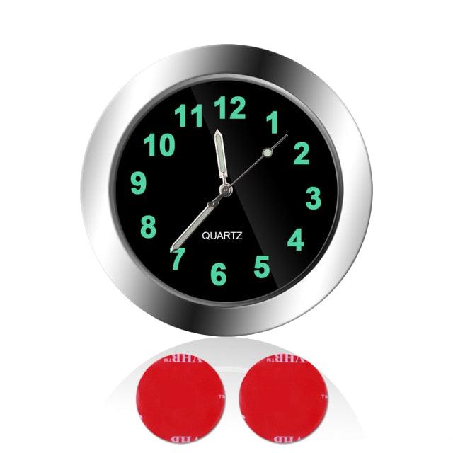 Car Clock Ornament Auto Watch Decoration Automobiles Car Dashboard Clock Cars Air Vent Clip Quartz Clocks Mini Luminous Quartz Analog Watch Universal Pocket Stick-On Clock Perfect Interior Dashboard Time Display Digital Pointer Clock In Car Accessories