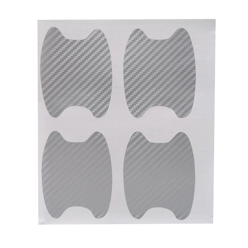 Car Handle Protection Film Car Door Handle Cup Scratch Protector Universal Invisible Car Carbon Fiber Door Handle Sticker Scratches Resistant Side Sticker Scratches Car Door Protector Films Sticker Car Styling
