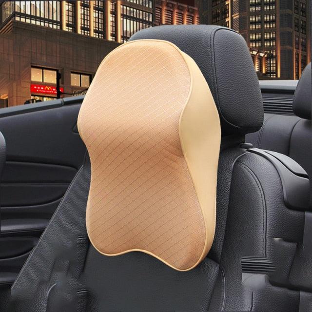 Car Neck Pillow Adjustable Head Restraint 3D Memory Foam Car Neck Support Pillow Neck Pain Relief Auto Headrest Travel Pillow Neck Support Holder Seat Pillow Adjustable Car Neck Pillow Premium Interior Accessories Headrest Support for Driver