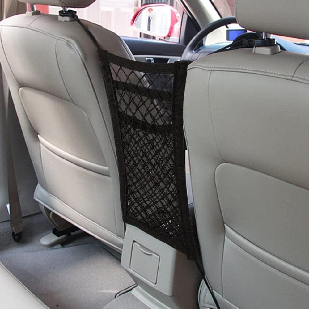 Car Storage Net Bag Organizer Holder Mesh Seat Back Hanging Trunk Luggage Hooks String Kit Off Road Car Mesh Organizer, Seat Back Net Bag, Barrier of Backseat Pet Kids Cargo Tissue Purse Holder Car Driver Storage Netting Pouch Truck Auto Accessories