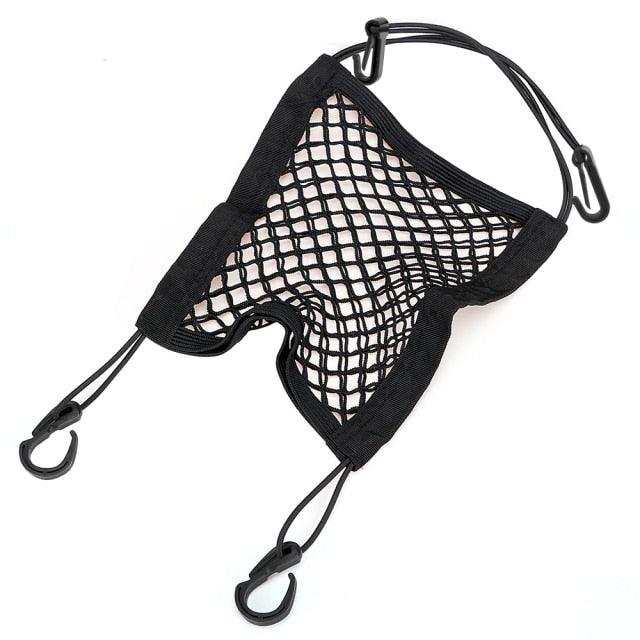 Car Storage Net Bag Organizer Holder Mesh Seat Back Hanging Trunk Luggage Hooks String Kit Off Road Car Mesh Organizer, Seat Back Net Bag, Barrier of Backseat Pet Kids Cargo Tissue Purse Holder Car Driver Storage Netting Pouch Truck Auto Accessories