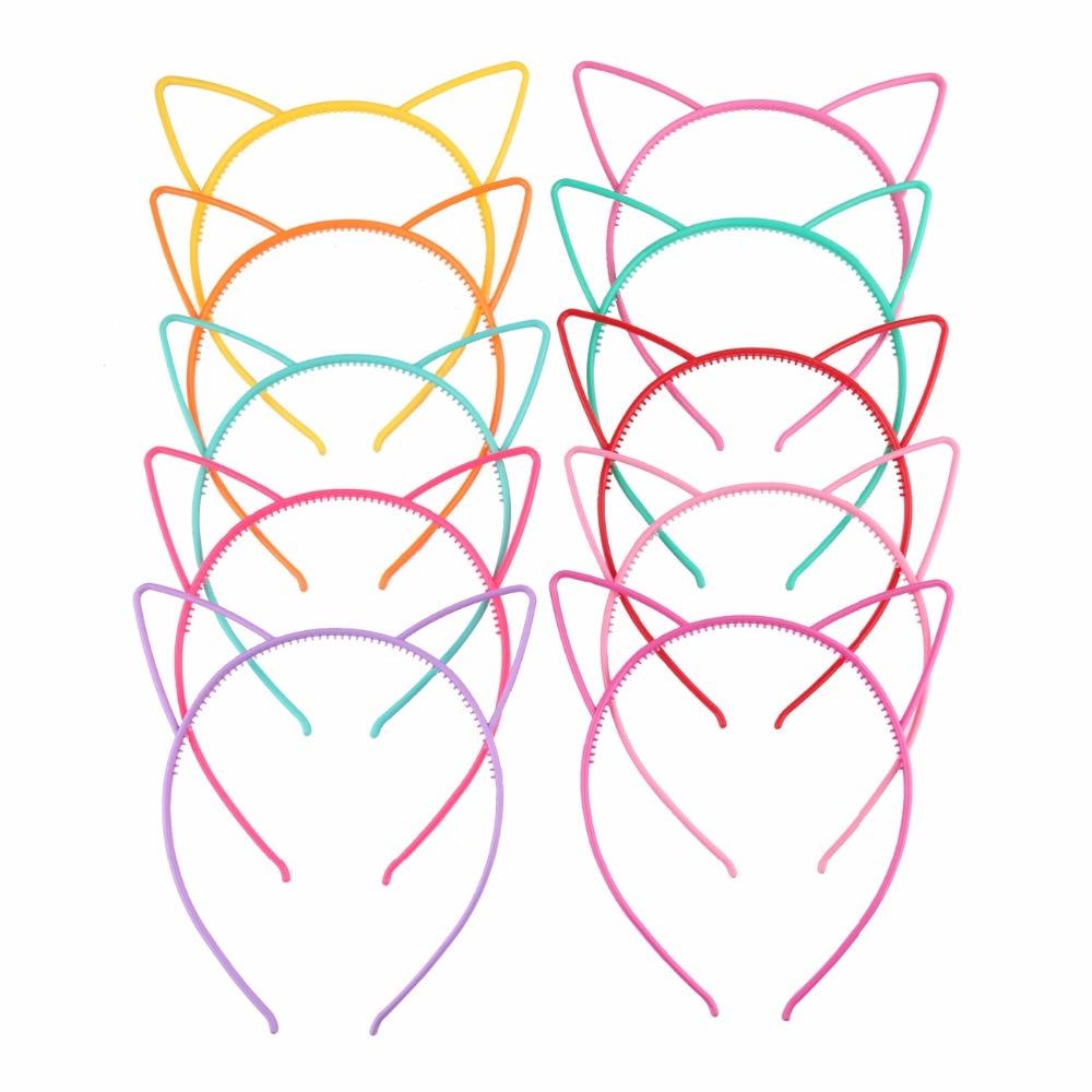Cat Ears Head Bands Kids Fashion For Women Girls Hairband Self Headband Party Photo Prop Animal Hair hoop Accessories Gorgeous Hair Accessories For Women