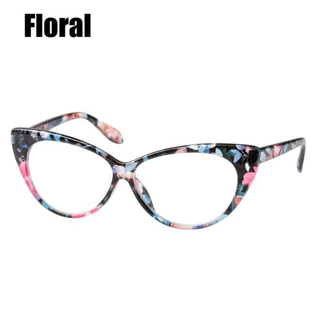Cat Eye Reading Glasses For Women Lightweight Presbyopic Reading Glasses Fashion Cute Reader For Women Computer Readers Anti Glare UV Ray Eyeglasses +0.5 0.75 1.0 1.25 1.5 1.75 2.0 2.5 3.0 3.5 4.0