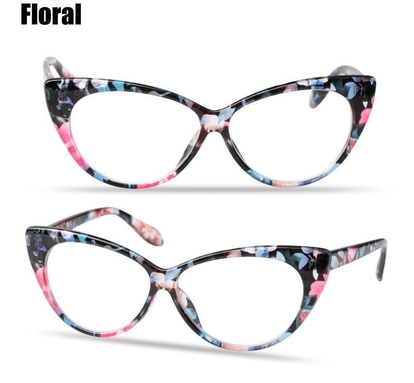 Cat Eye Reading Glasses For Women Lightweight Presbyopic Reading Glasses Fashion Cute Reader For Women Computer Readers Anti Glare UV Ray Eyeglasses +0.5 0.75 1.0 1.25 1.5 1.75 2.0 2.5 3.0 3.5 4.0
